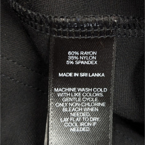 NWT Express Puff Sleeve Dress S Long Sleeve Black Drop Shoulder Sheath Oversized - Picture 6 of 10